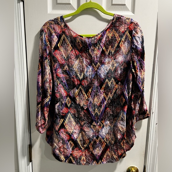 Brina and Em Women’s Multi Color Top Size Large - Picture 4 of 6
